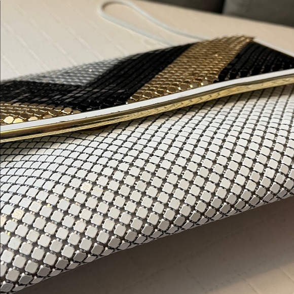 Vintage Ella Chic Black, Gold, and Silver Women's Clutch - Picture 5 of 7